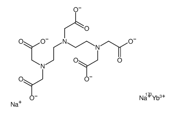 disodium,2-[bis[2-[bis(carboxylatomethyl)amino]ethyl]amino]acetate,ytterbium-169(3+)结构式