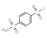 4-(Methylsulfonyl)benzene-1-sulfonyl chloride Structure