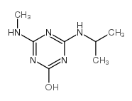 2-羟基-4-异丙基氨基-6-甲基氨基-1,3,5-三嗪结构式