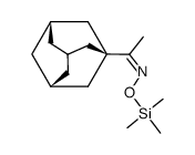 methyl 1-adamantyl ketone O-trimethylsilyloxime Structure