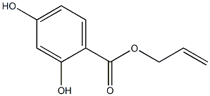 allyl 2,4-dihydroxybenzoate结构式