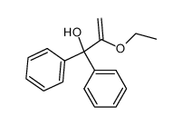 2-ethoxy-1,1-diphenyl-allyl alcohol结构式