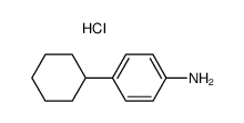 4-cyclohexylaniline hydrochloride Structure