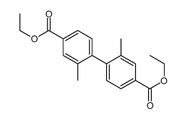 Diethyl 2,2'-dimethylbiphenyl-4,4'-dicarboxylate Structure