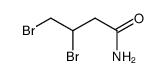 3,4-dibromo-butyric acid amide Structure