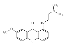 1-(2-dimethylaminoethylamino)-7-methoxy-thioxanthen-9-one结构式