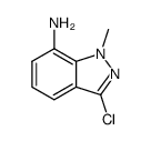 3-Chloro-1-methyl-1H-indazol-7-ylamine Structure