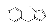 4-[(1-methylpyrrol-2-yl)methyl]pyridine结构式