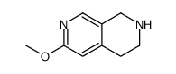 6-Methoxy-1,2,3,4-tetrahydro-2,7-naphthyridine Structure