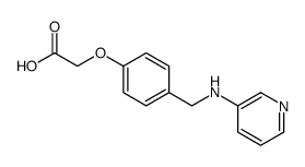 2-[4-[(pyridin-3-ylamino)methyl]phenoxy]acetic acid结构式