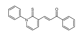 E-3-(2'-benzoylvinyl)-1-phenyl-2(1H)-pyridinethione Structure