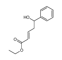 ethyl 5-hydroxy-5-phenylpent-2-enoate结构式