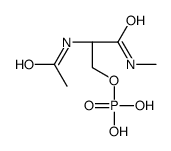 [(2S)-2-acetamido-3-(methylamino)-3-oxopropyl] dihydrogen phosphate Structure