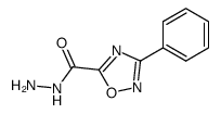 3-phenyl-[1,2,4]oxadiazole-5-carboxylic acid hydrazide Structure