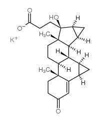 屈螺酮酸钾盐结构式