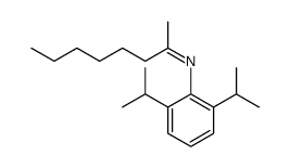 Benzenamine, 2,6-bis(1-methylethyl)-N-(1-methylheptylidene)结构式