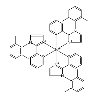 Iridium, tris[2-[1-(2,6-dimethylphenyl)-1H-imidazol-2-yl-κN3]phenyl-κC]-, (OC-6-22) Structure