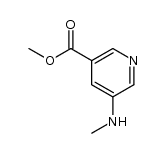 5-(甲氨基)烟酸甲酯结构式