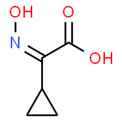 2-Cyclopropyl-2-(hydroxyimino)acetic acid Structure
