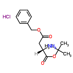 H-Asp(Obzl)-OtBu.HCl Structure