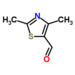 2,4-Dimethyl-1,3-thiazole-5-carbaldehyde structure