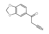 3-(1,3-苯并二氧代-5-基)-3-氧代丙腈结构式