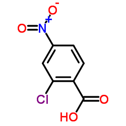 2-Chloro-4-nitrobenzoic acid structure
