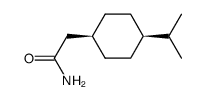 (cis-4-isopropyl-cyclohexyl)-acetic acid amide结构式