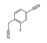 4-(氰基甲基)-3-氟苯甲腈结构式