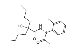 2-Hydroxy-2-butyl-capronsaeure-结构式