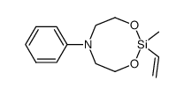 2-methyl-6-phenyl-2-vinyl-1,3-dioxa-6-aza-2-silacyclooctane Structure