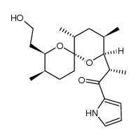 (2R,3R,6S,8S,9R,11R,1R)-2-(hydroxyethyl)-8-[1'-methyl-2'-oxo-2'-(1H-pyrrol-2-yl)ethyl]-3,9,11-trimethyl-1,7-dioxaspiro[5.5]undecane Structure
