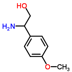 (R)-2-氨基-2-(4-甲氧基苯基)乙-1-醇结构式