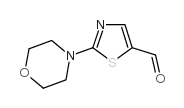 2-MORPHOLINO-1,3-THIAZOLE-5-CARBALDEHYDE structure