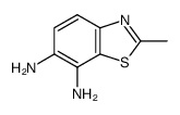 6,7-Benzothiazolediamine,2-methyl-(9CI)结构式