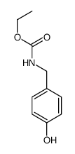 ethyl N-[(4-hydroxyphenyl)methyl]carbamate结构式