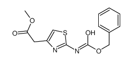 苄氧羰基氨基噻唑乙酸甲酯结构式
