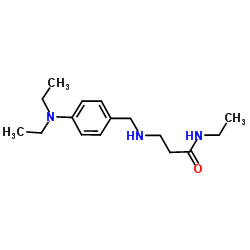 N3-[4-(Diethylamino)benzyl]-N-ethyl-β-alaninamide Structure