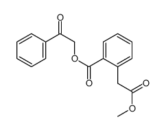 phenacyl 2-(2-methoxy-2-oxoethyl)benzoate结构式