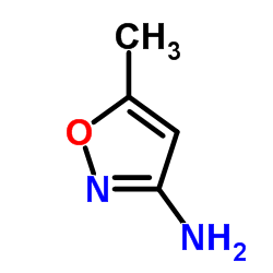 3-氨基-5-甲基异恶唑结构式