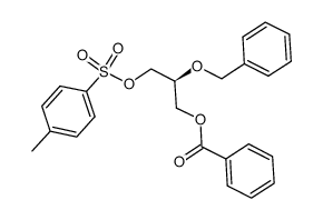 (S)-(-)-1-苯甲酰氧-2-苄氧基-3-甲苯磺酰氧丙烷结构式