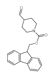 N-Fmoc-哌啶-4-甲醛结构式