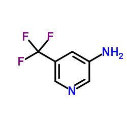 3-氨基-2-三氟甲基吡啶结构式