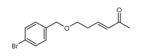 (E)-6-(4-bromobenzyloxy)hex-3-en-2-one结构式