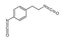 1-isocyanato-4-(2-isocyanatoethyl)benzene Structure