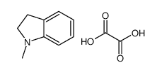 1-methyl-2,3-dihydroindole,oxalic acid结构式
