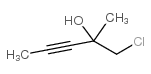 1-Chloro-2-methyl-3-pentyn-2-ol Structure