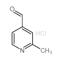 2-Methylisonicotinaldehyde hydrochloride Structure