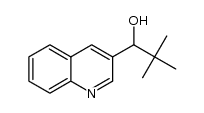 2,2-dimethyl-1-(3-quinolinyl)-1-propanol结构式