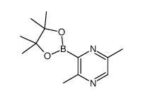 2,5-dimethyl-3-(4,4,5,5-tetramethyl-1,3,2-dioxaborolan-2-yl)pyrazine Structure